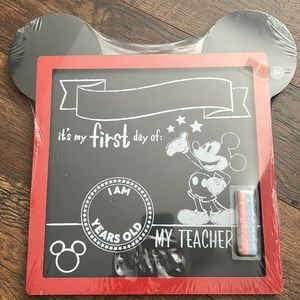 Disney Chalkboard “my first day” 3+ years old